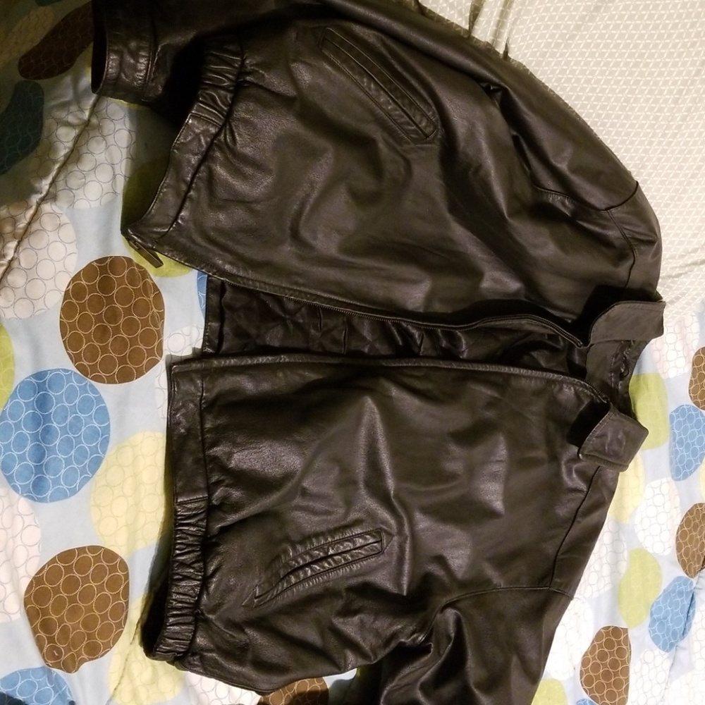 Leather jacket